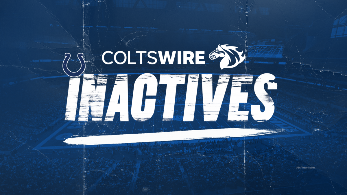 Colts vs. Raiders: Inactive players for Week 17