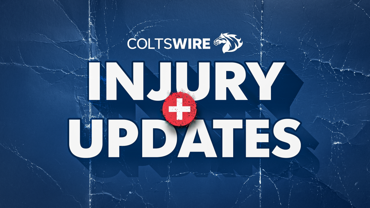 2 ruled out, 6 questionable in Colts vs. Bengals