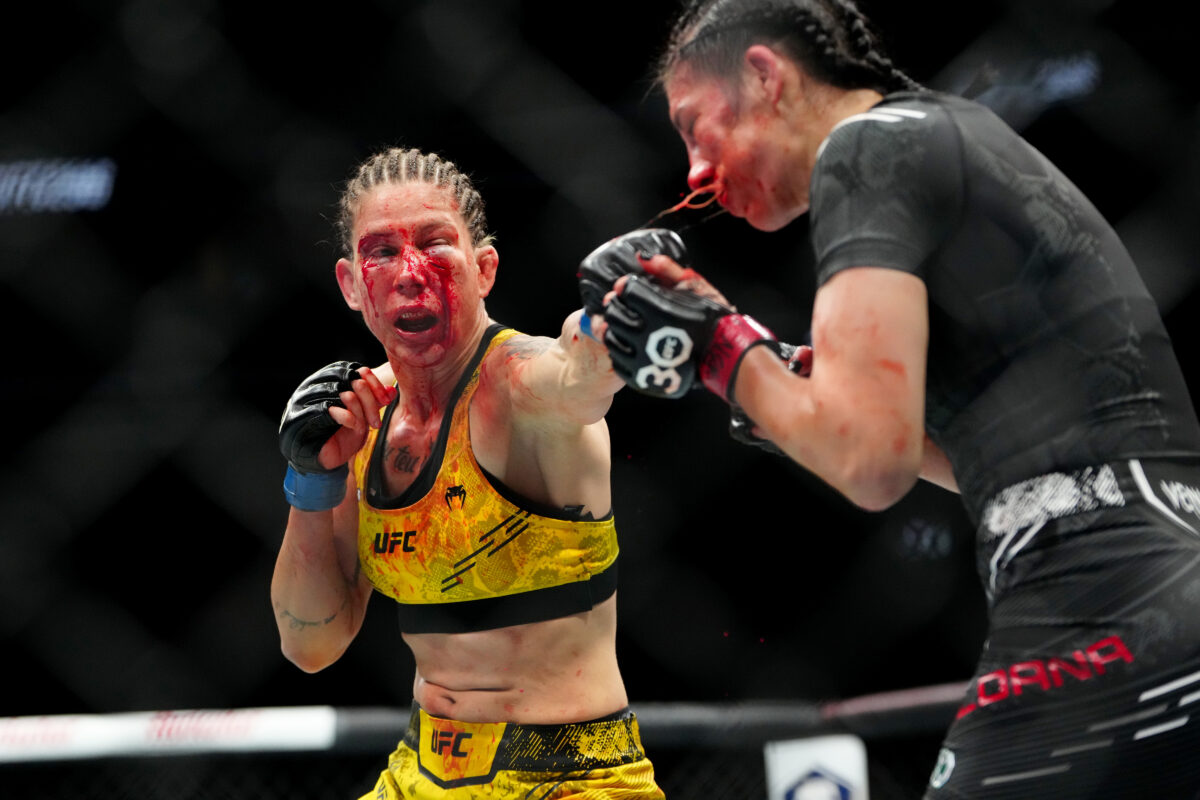 MMA Junkie’s Fight of the Month for December: A bloody women’s bantamweight war