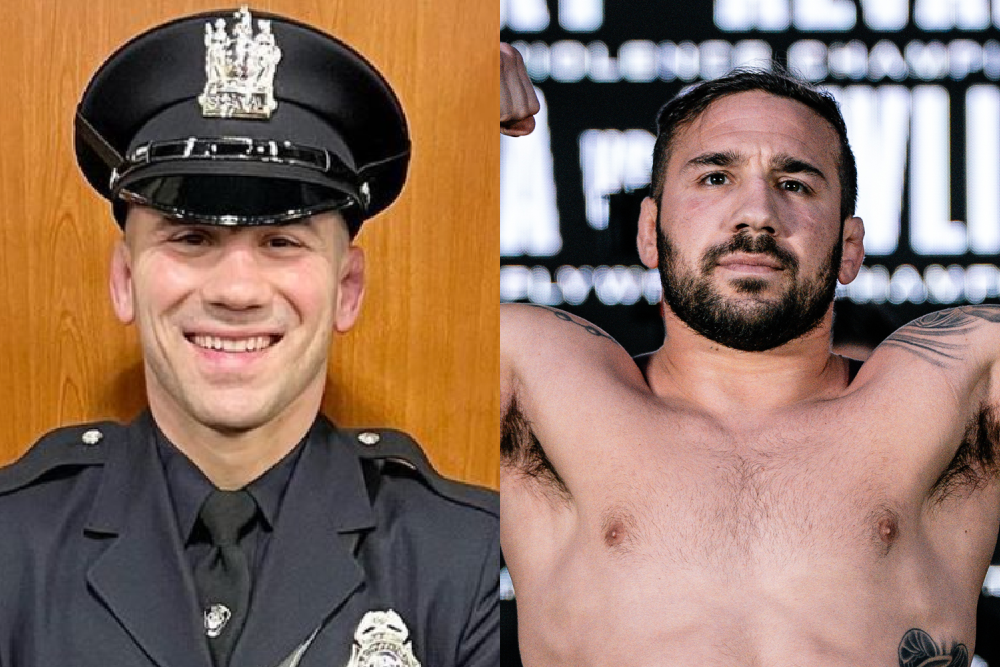 Gloves off, badge on: Former UFC contender Jimmie Rivera doubles as police officer, BKFC fighter