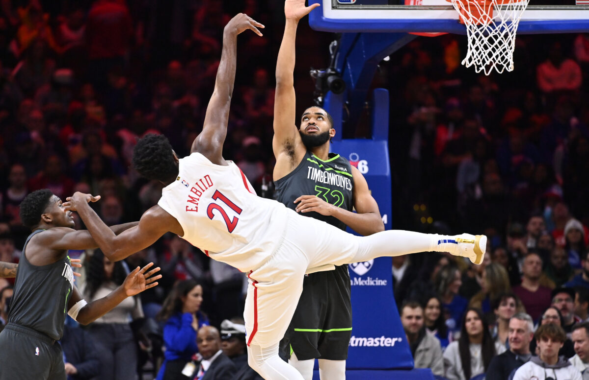 Wolves star Karl-Anthony Towns ready to battle Sixers’ Joel Embiid