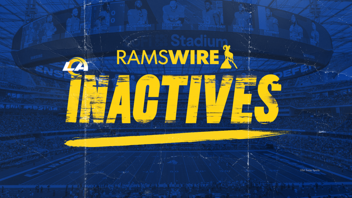 Rams inactives: Aaron Donald active, Rob Havenstein out vs. Commanders