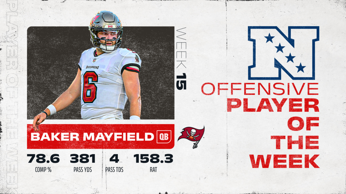 Baker Mayfield wins NFC Offensive Player of the Week