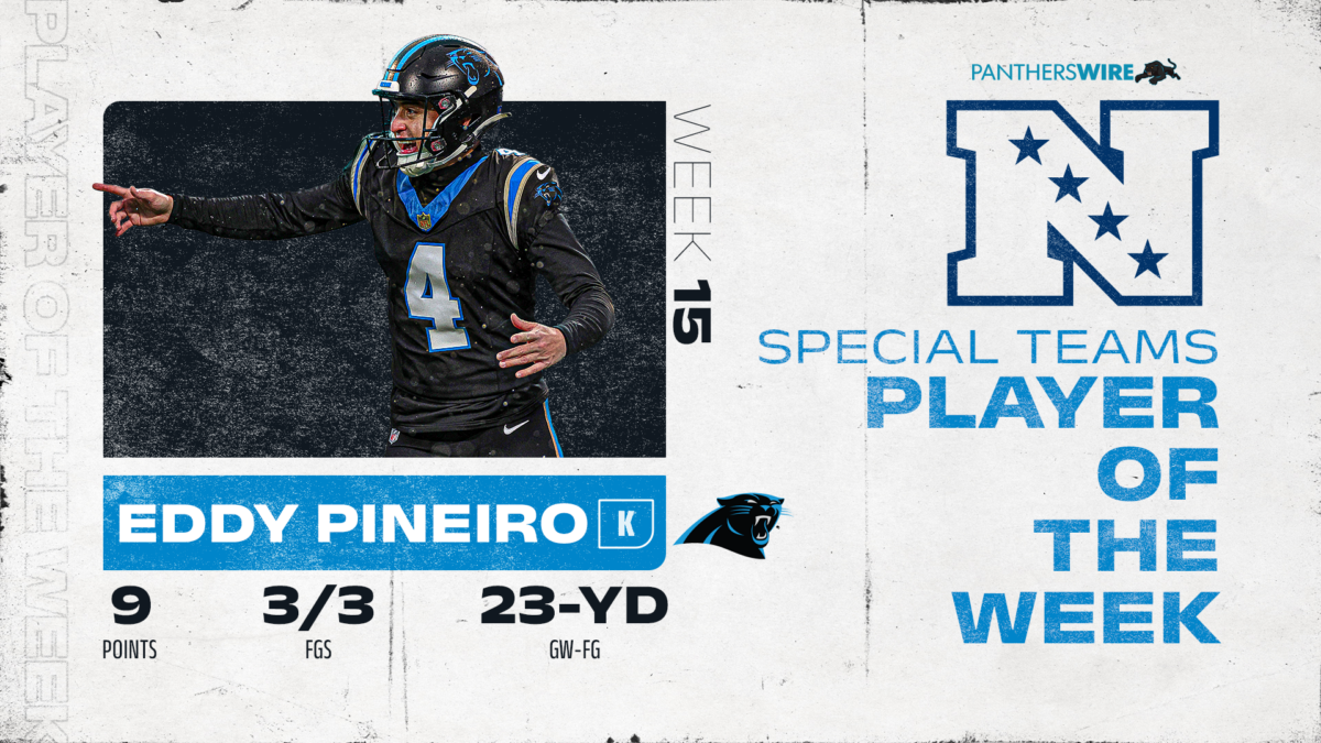 Eddy Piñeiro named NFC Special Teams Player of the Week