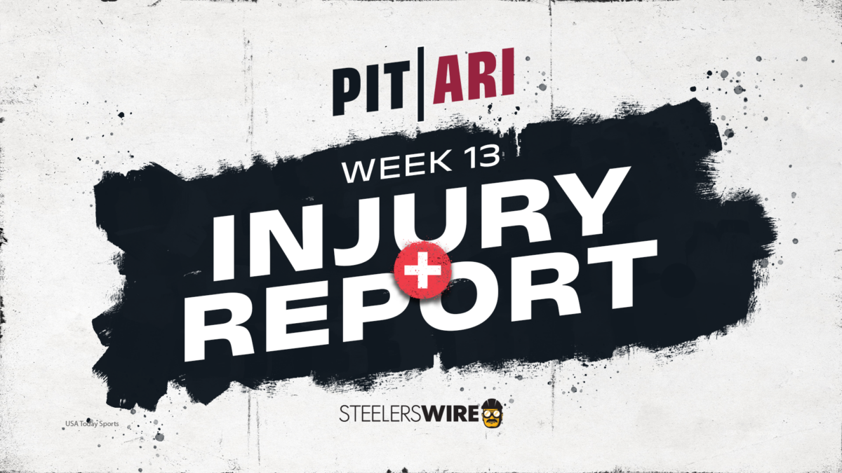 Steelers vs. Cardinals: Pittsburgh’s final injury report ahead of Week 13