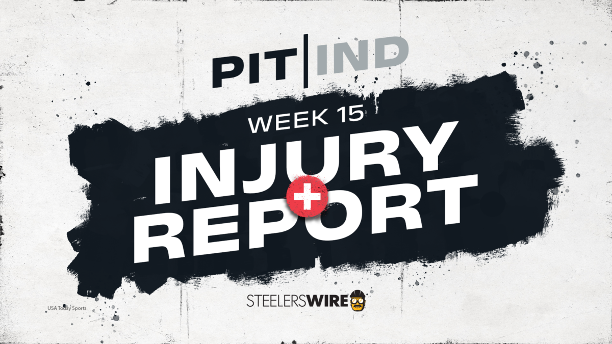 Steelers vs. Colts: 1 starter questionable on final injury report