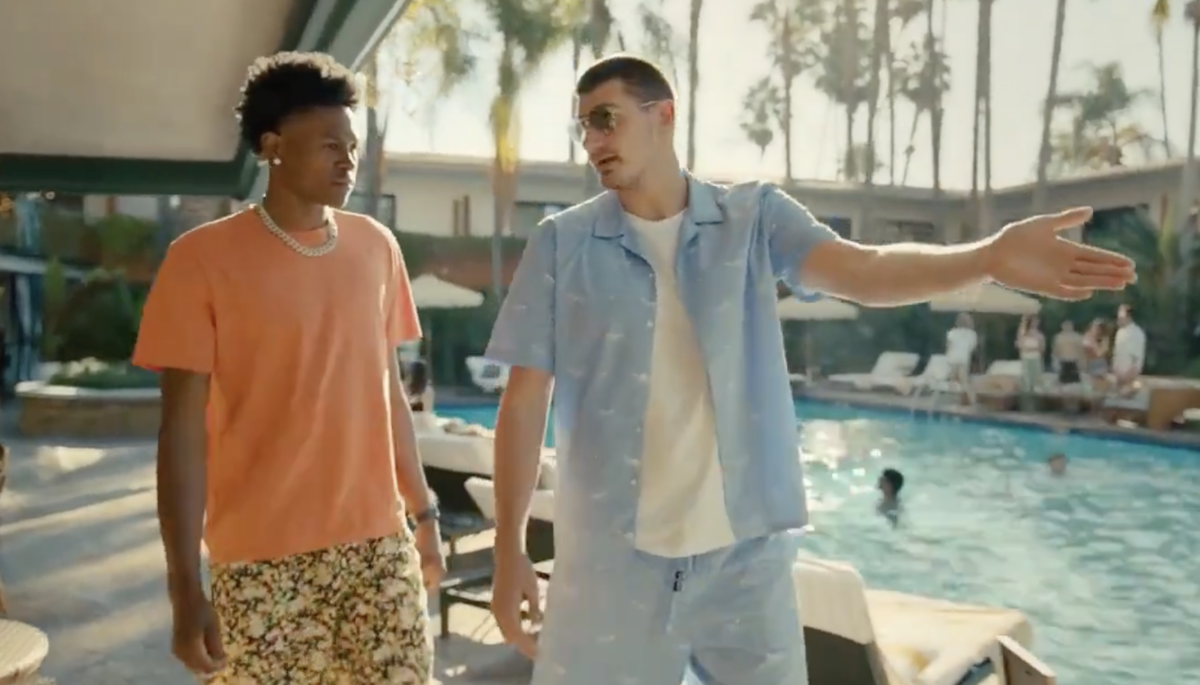 New Nikola Jokic commercial features Nuggets star roasting Peyton Watson with a hilariously stray shot