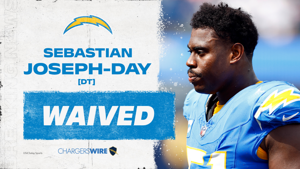 Chargers waive DT Sebastian Joseph-Day