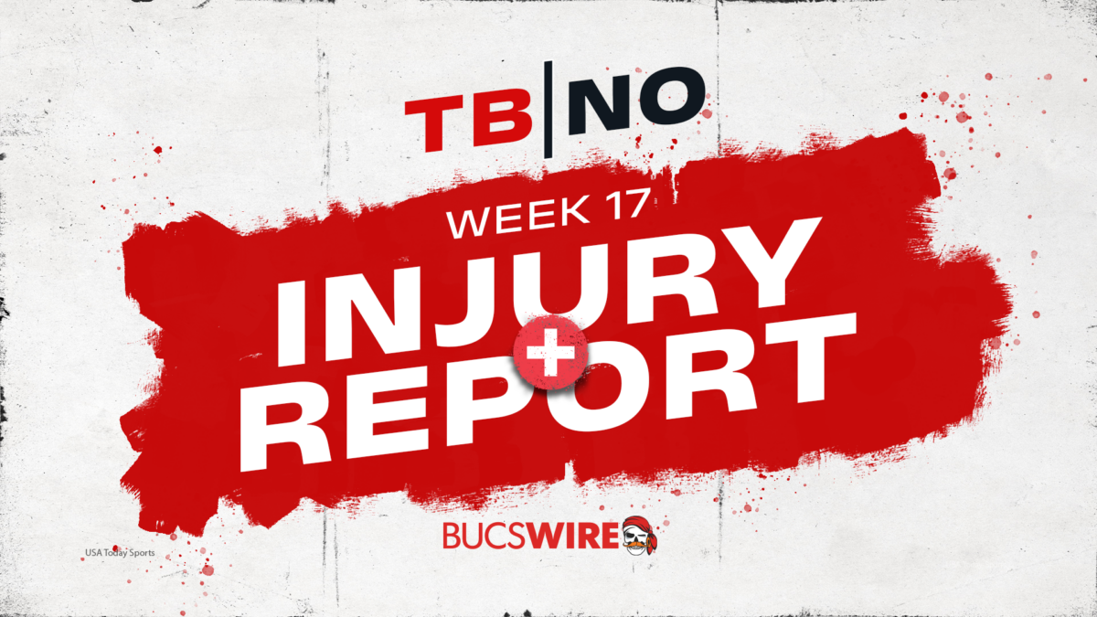 Bucs Week 17 Injury Report: One new name added on Thursday