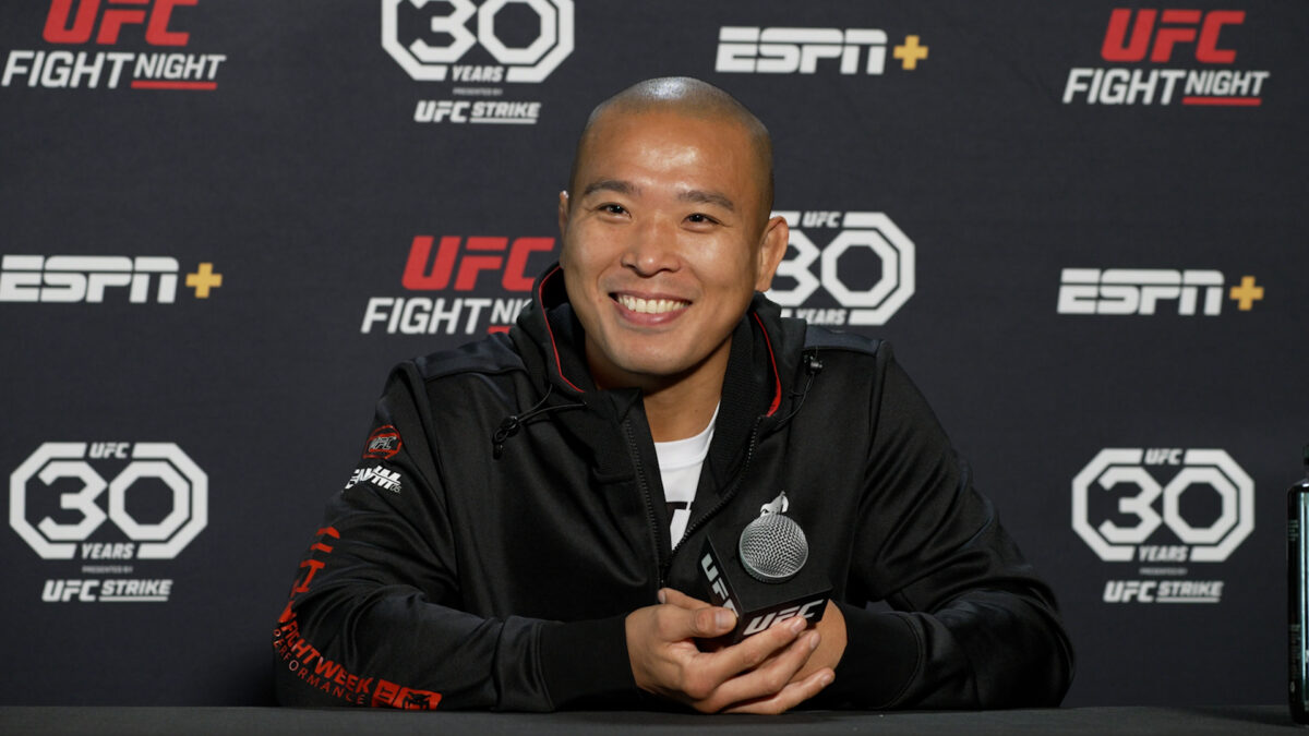 UFC Fight Night 233’s Junyong Park’s main goal is to stay calm vs. ‘strong ground fighter’ Andre Muniz