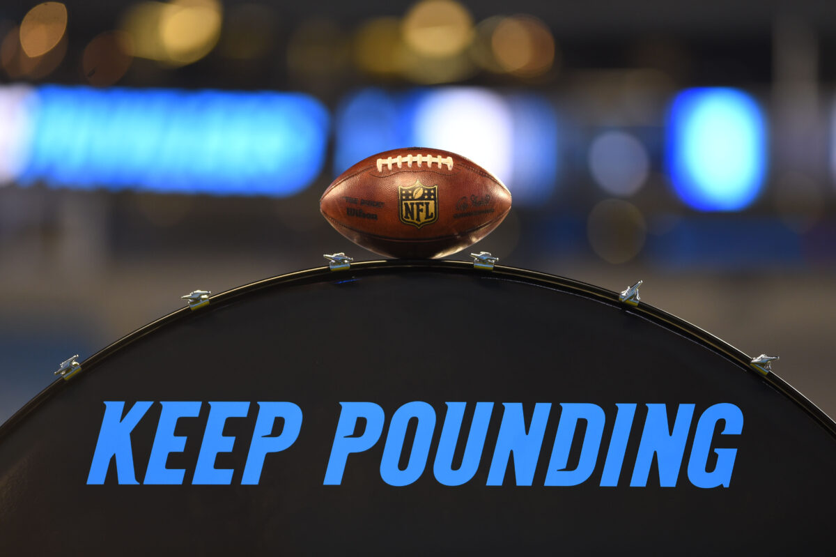 WATCH: Former Panthers FB Mike Tolbert rips ‘Keep Pounding’ drum