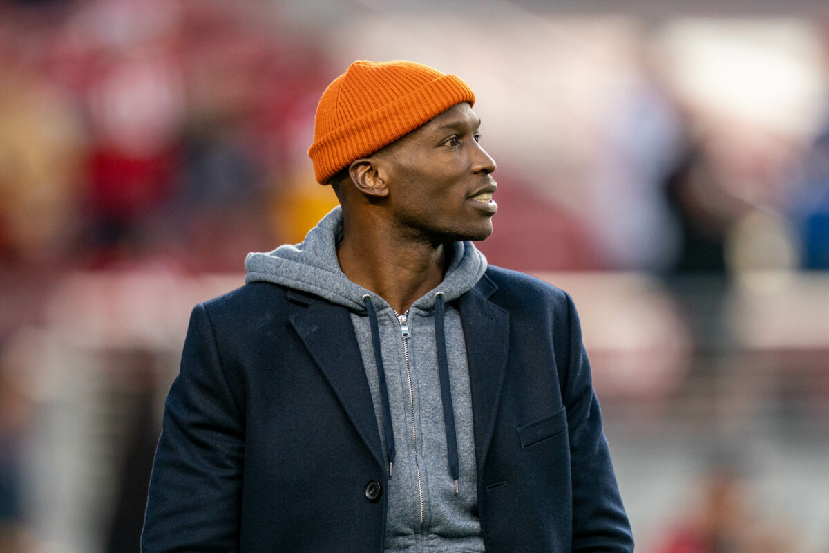 Former NFL WR Chad Johnson appears at Bucs practice with Madden staff