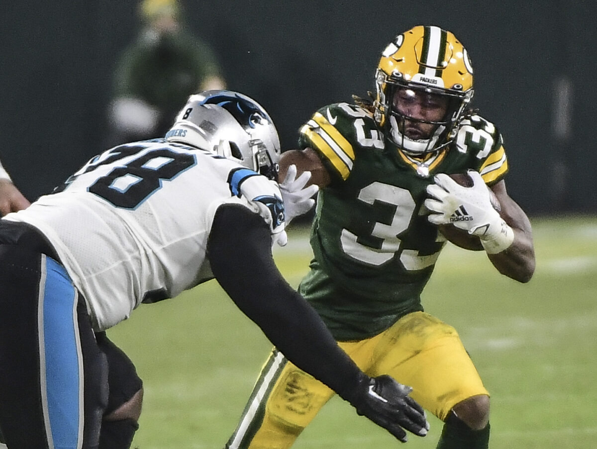 Packers expecting to have both Aaron Jones and A.J. Dillon vs. Panthers