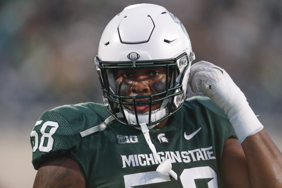 Oklahoma offers Michigan State transfer OT Spencer Brown per 247Sports