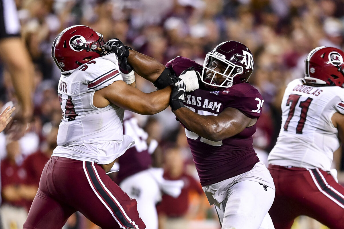 Texas A&M senior DT McKinnley Jackson declares for 2024 NFL Draft