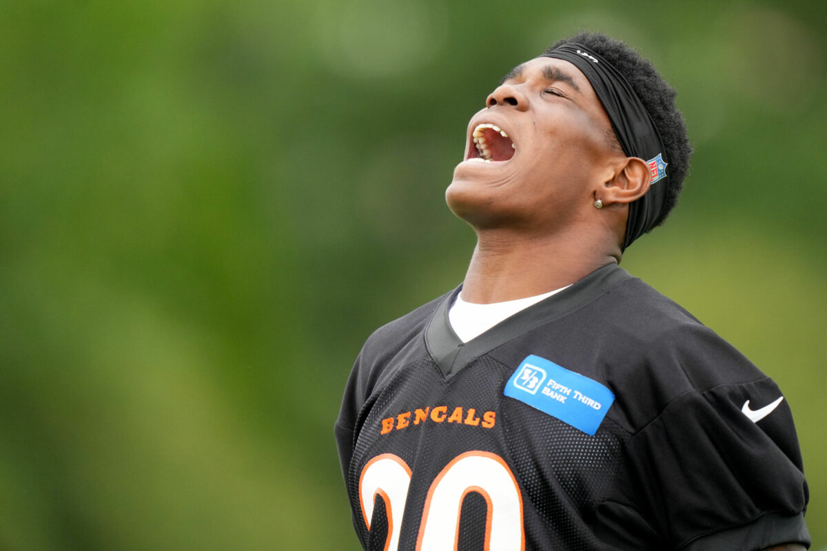 Cam Taylor-Britt celebrates re-joining 53-man roster before Bengals vs. Chiefs