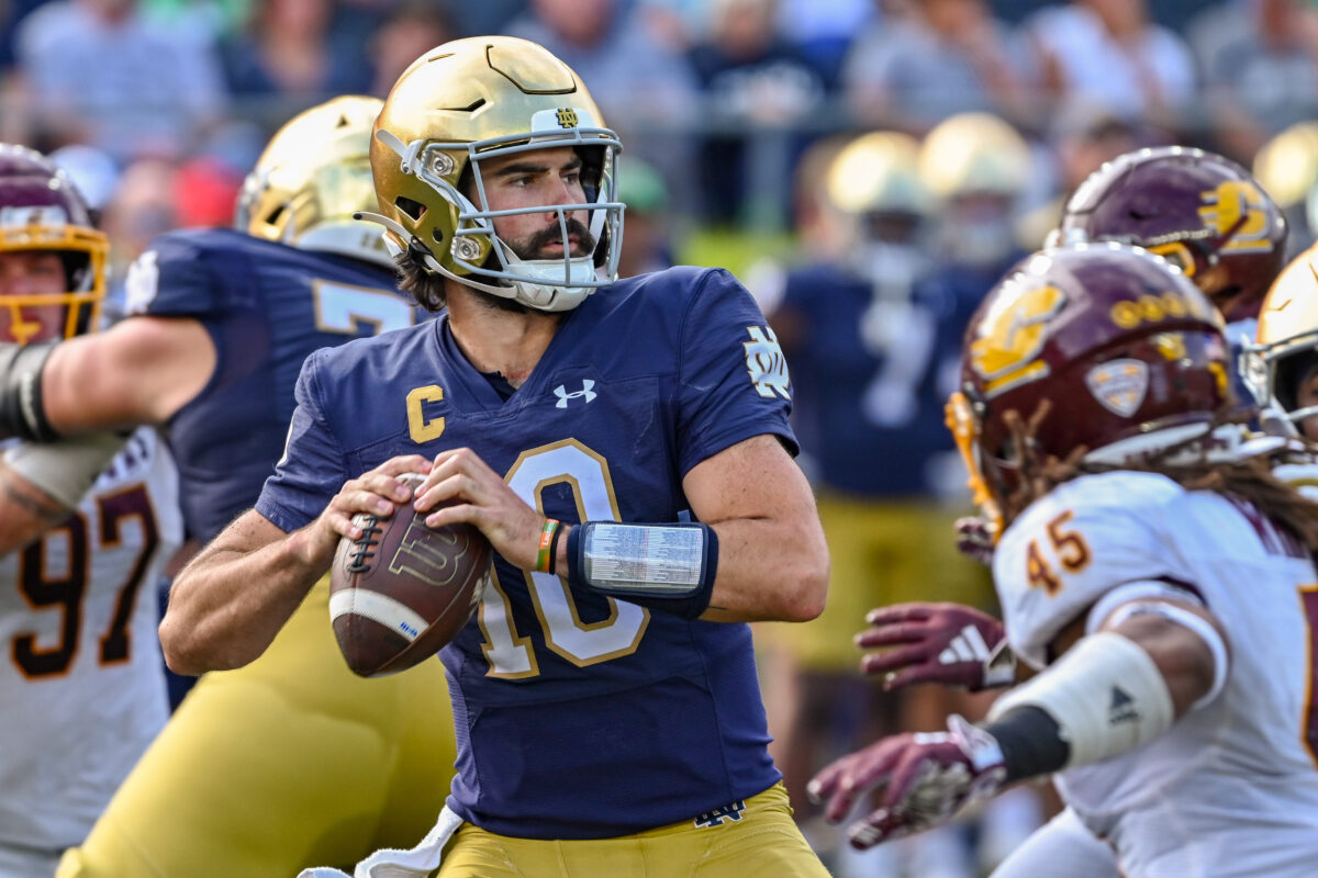 Notre Dame quarterback Sam Hartman to sit out of the Sun Bowl