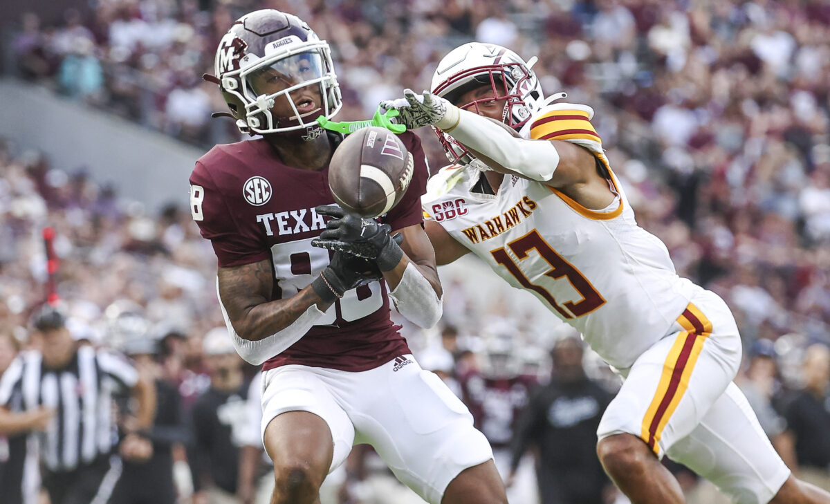 Texas A&M sophomore WR Jordan Anthony enters the transfer portal ‘due to family health issues’