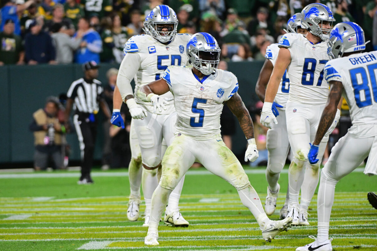 Lions climb into top 5 in most NFL power rankings