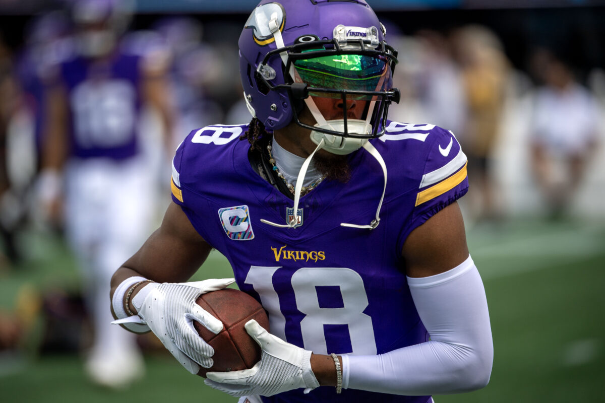 Justin Jefferson breaks Vikings record in first game back