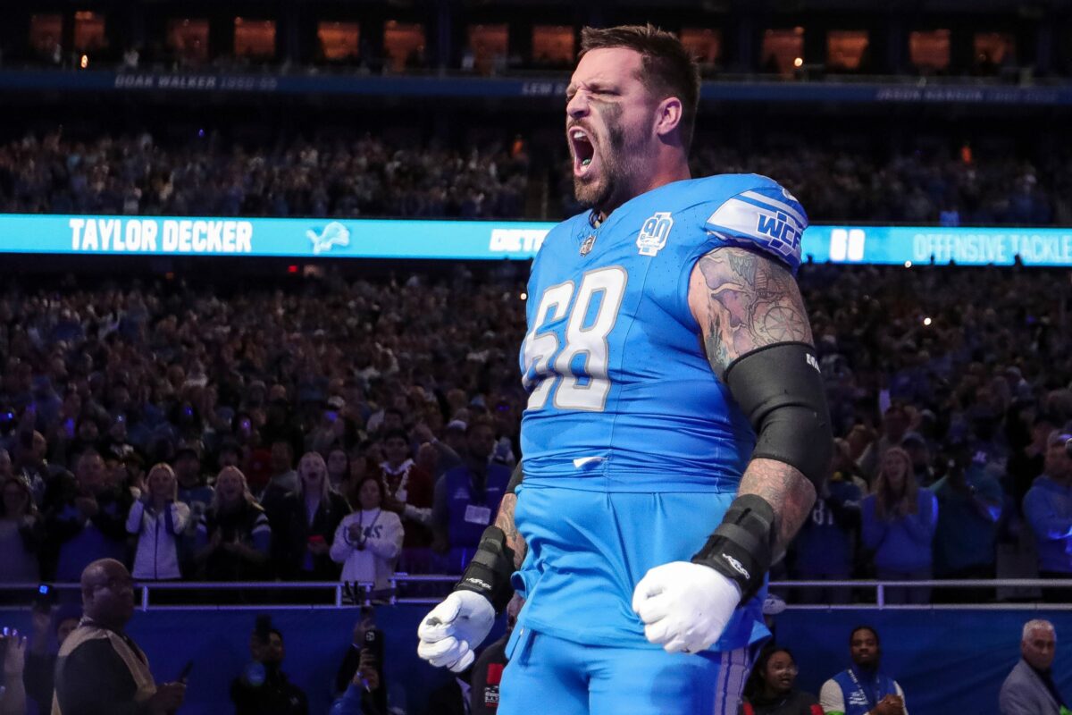 Lions injury report: Taylor Decker sits out practice with injury