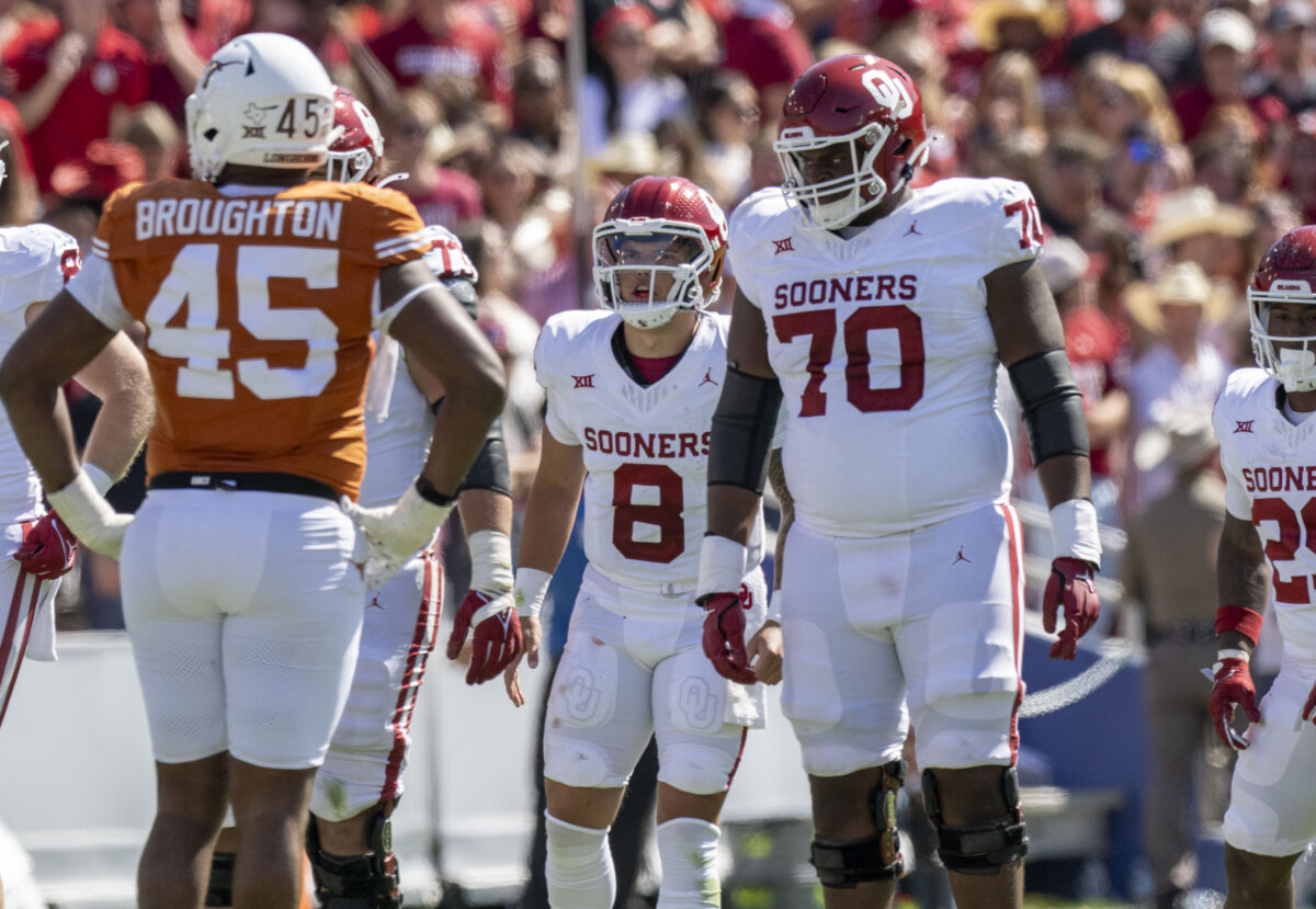 Sooners OL Cayden Green plans to enter the transfer portal according to report