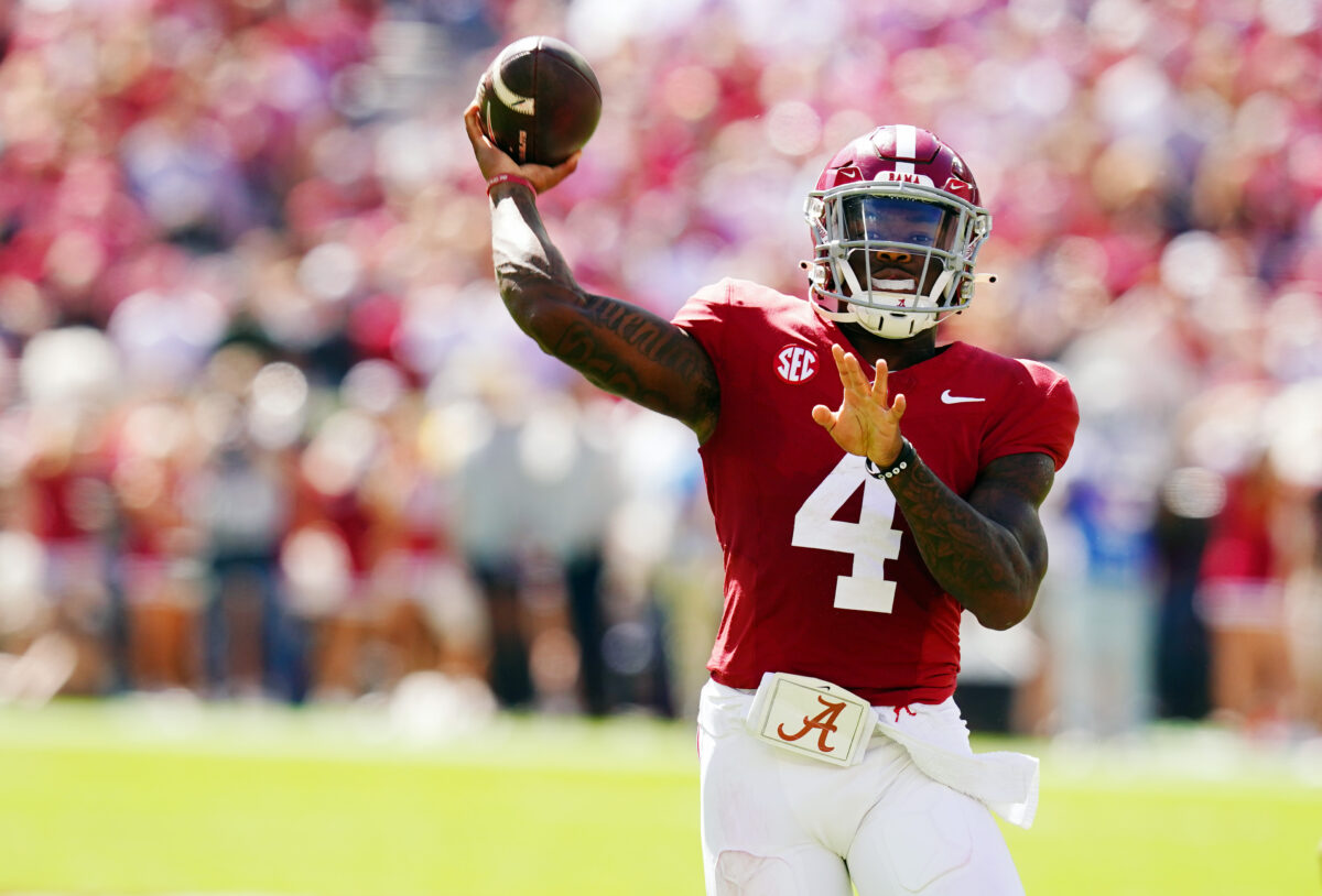 Alabama quarterback Jalen Milroe says former coordinator told him to play a different position