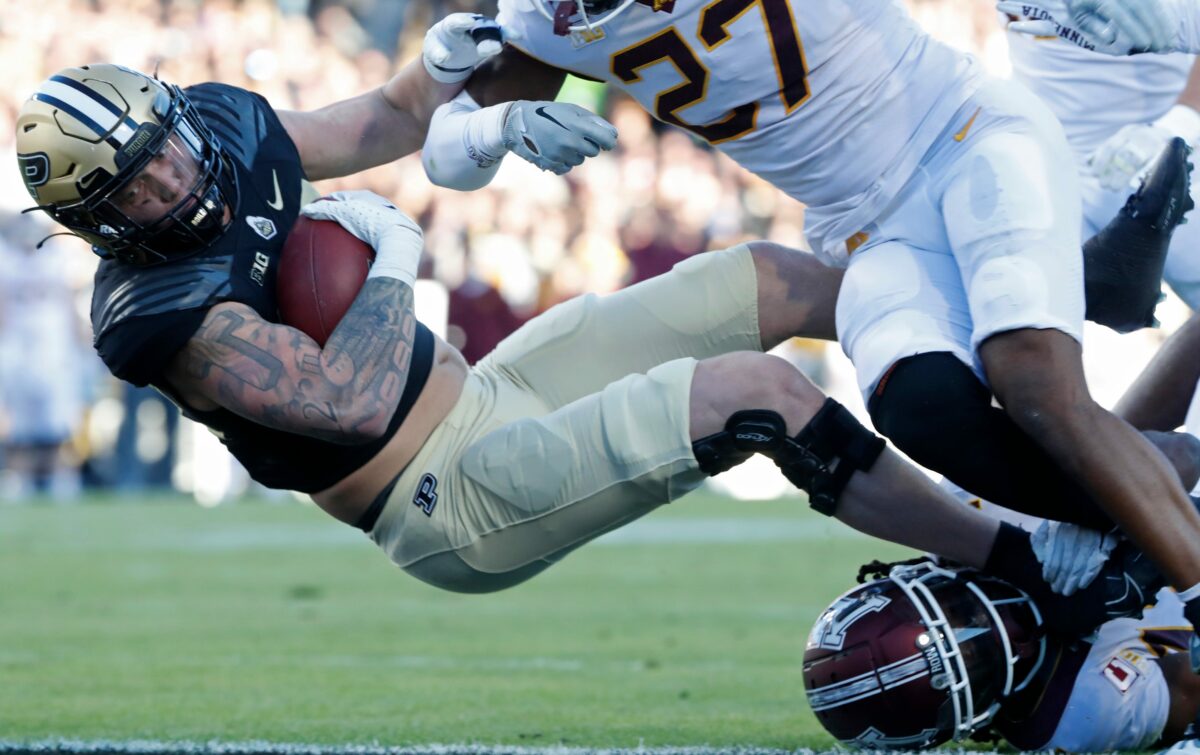 Former Purdue TE Garrett Miller has committed to Texas A&M from the transfer portal