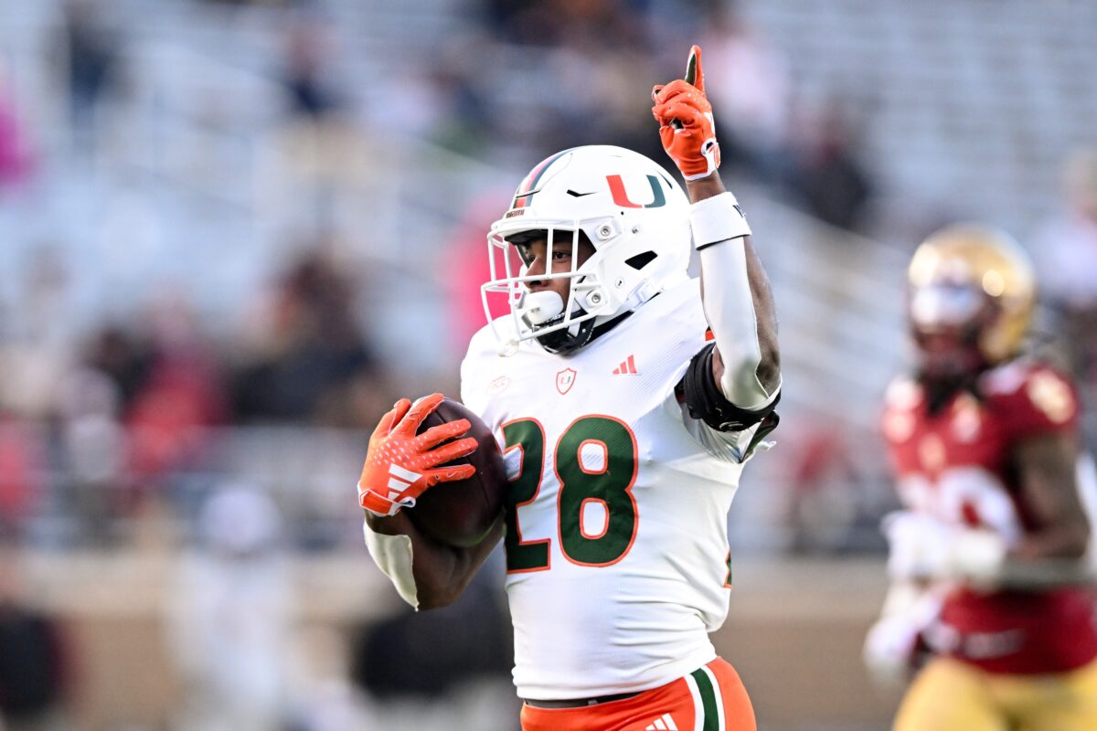 Miami’s Jalen Rivers: Pinstripe Bowl against Rutgers ‘will be an important step in the right direction’ for the Hurricanes