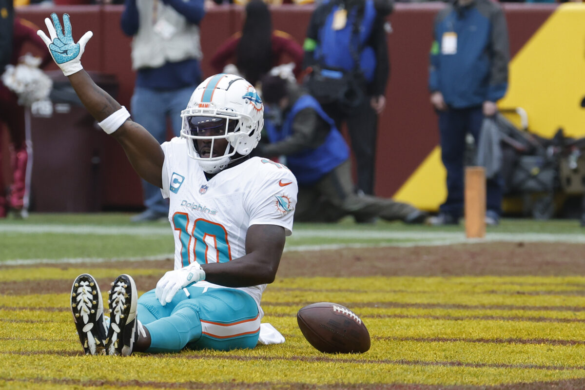 Tyreek Hill says FedEx Field was like a home game for Dolphins