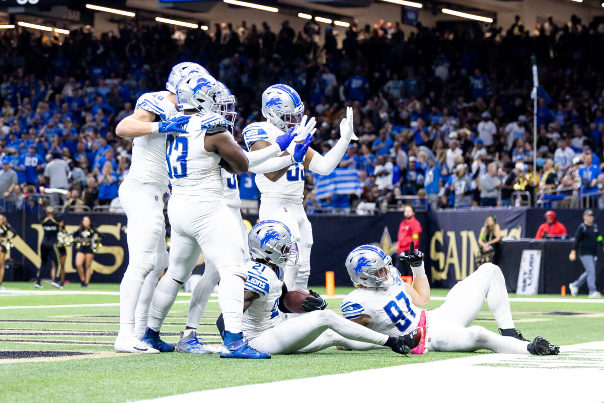 Snap count notes from the Lions win over the Saints