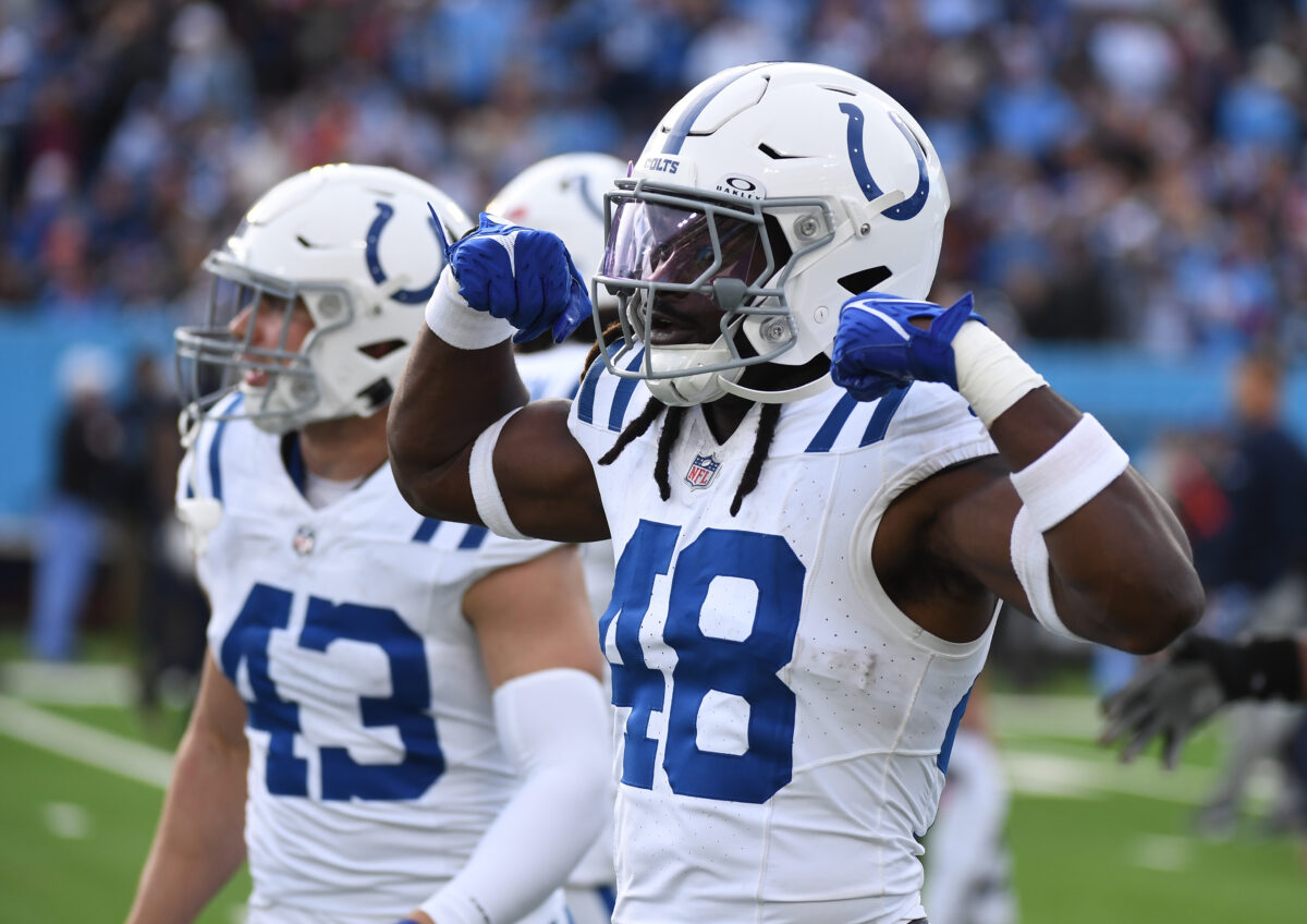 WATCH: Colts’ Ronnie Harrison Jr. pick six ties game vs. Bengals
