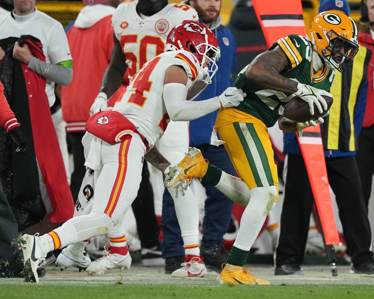 Packers’ Keisean Nixon revealed he caught Patrick Mahomes’ sign to teammates before late interception