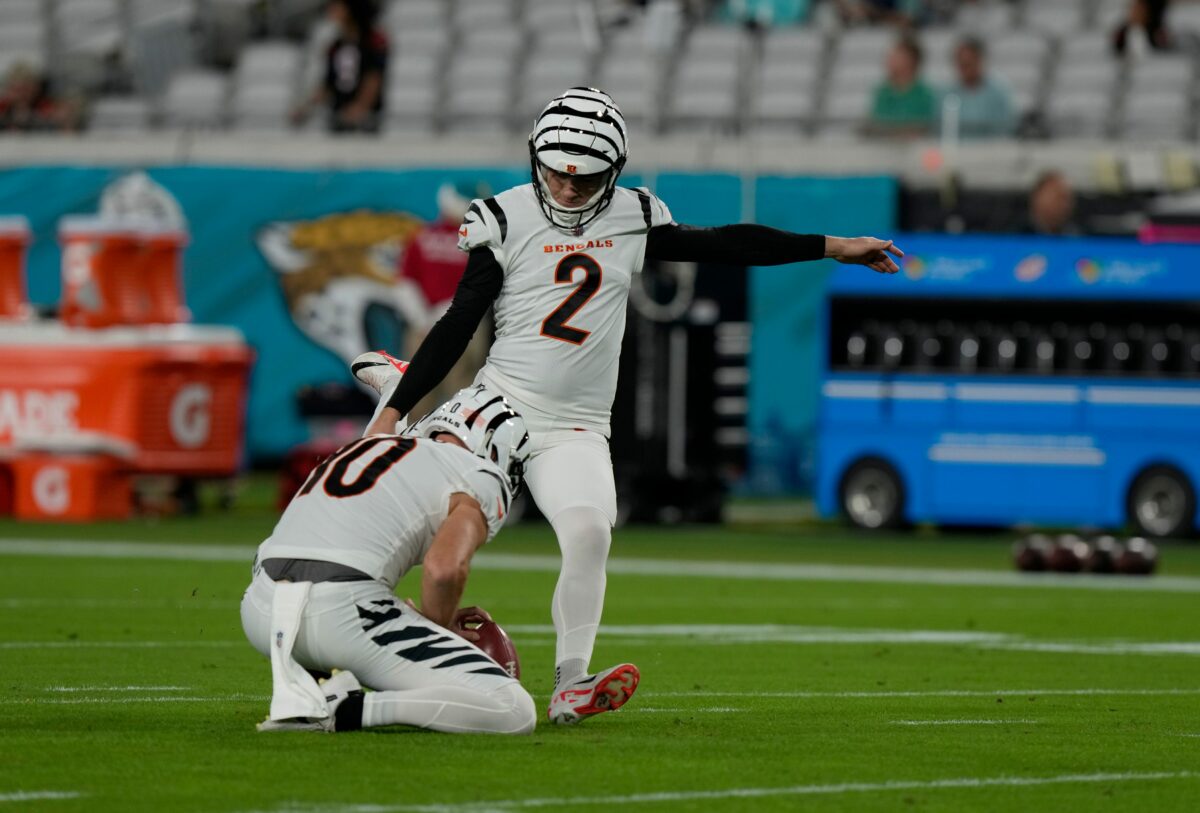 Bengals, Jaguars head to overtime as teams trade field goals in 4th quarter.