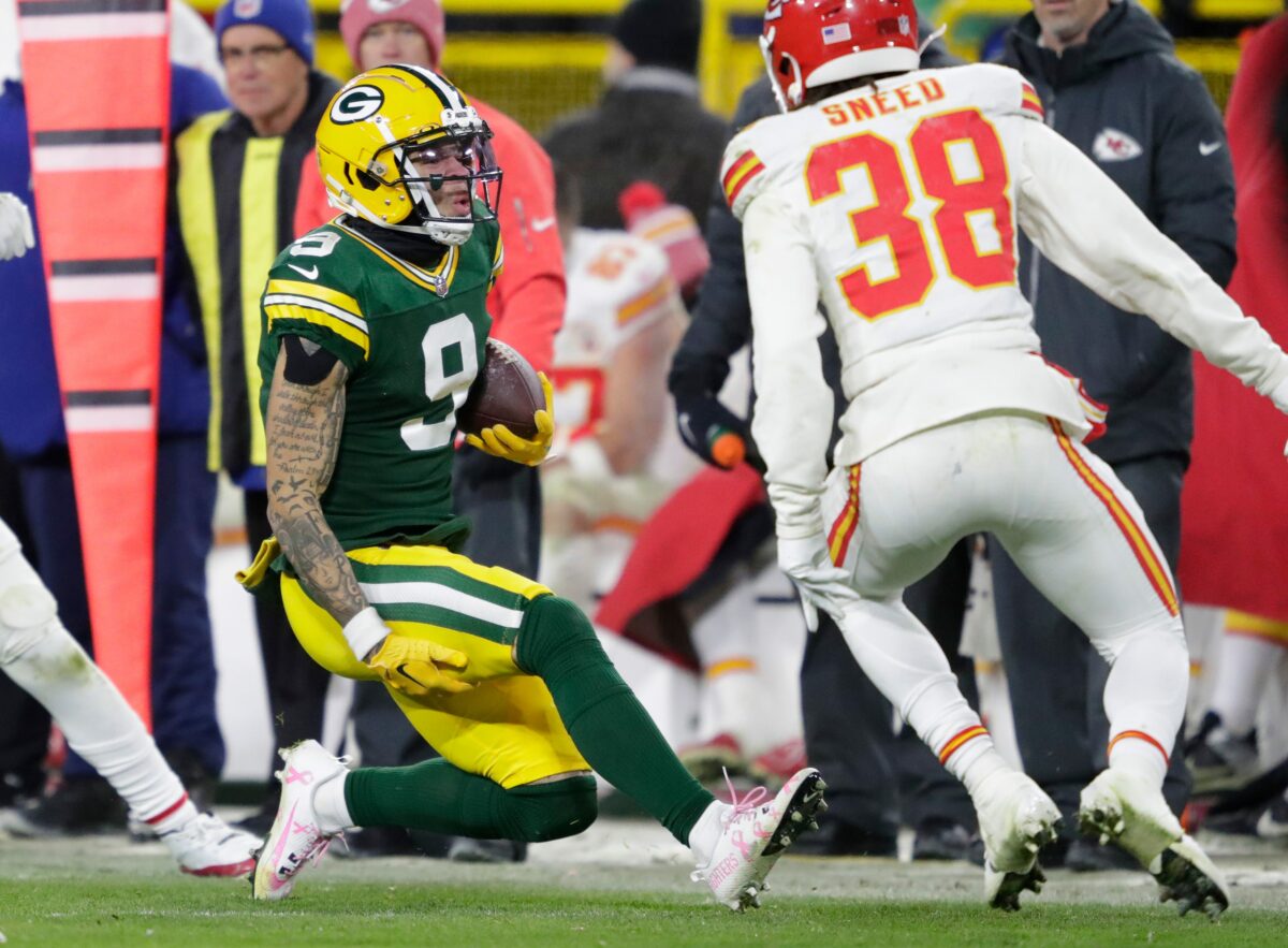 Packers WR Christian Watson taking recovery ‘day by day’ after another hamstring injury