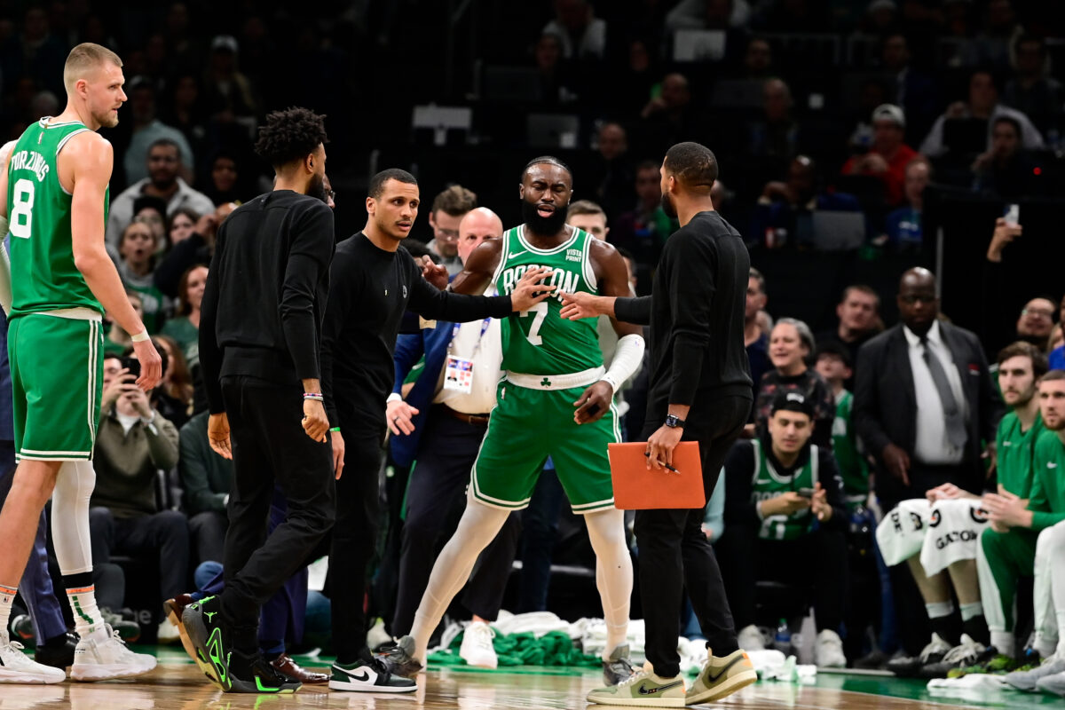 Jaylen Brown: ‘I always thought my first career ejection would be something a little more exciting’