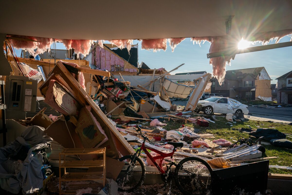 Harrowing images show aftermath of Tornadoes in Tennessee