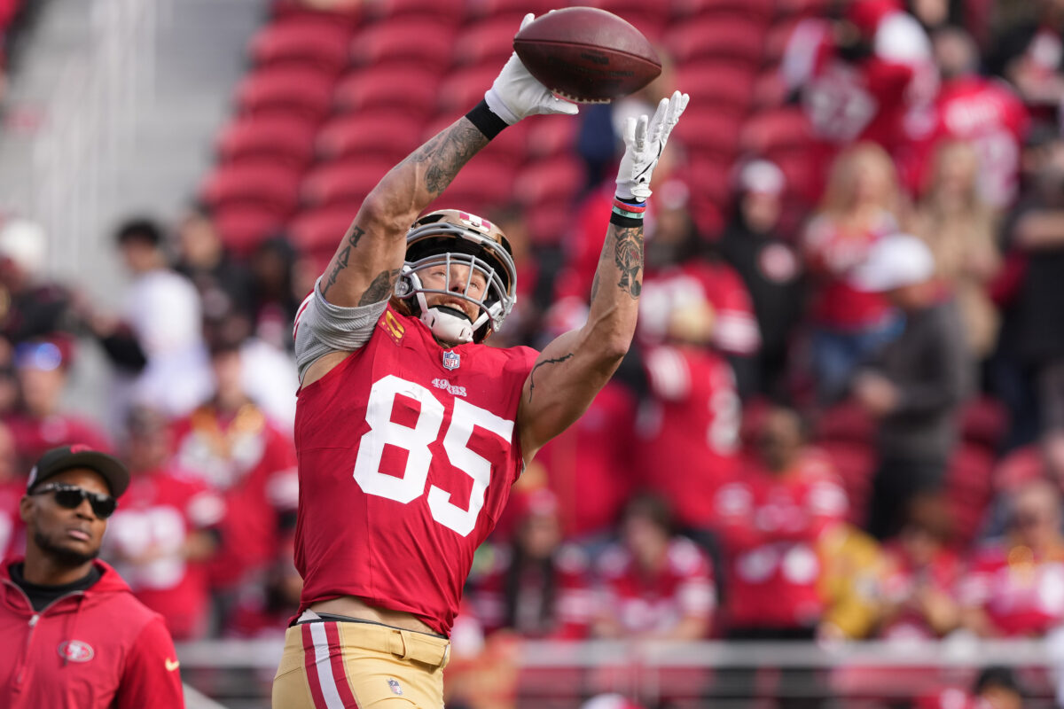 Watch: Brock Purdy hits George Kittle for second TD pass vs. Seahawks