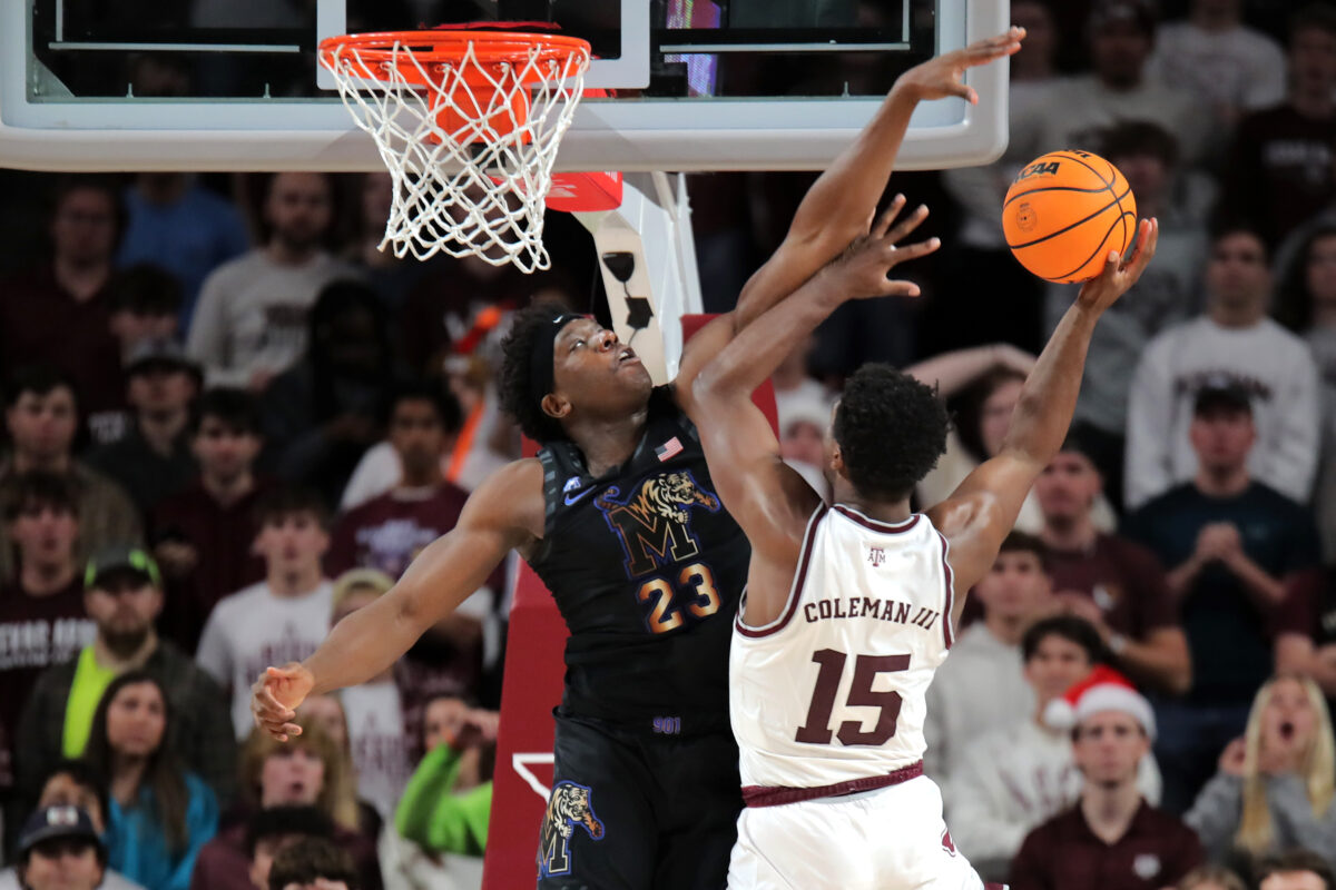 Post Game Recap: No. 21 Texas A&M fall to the Memphis Tigers 81-75 at home