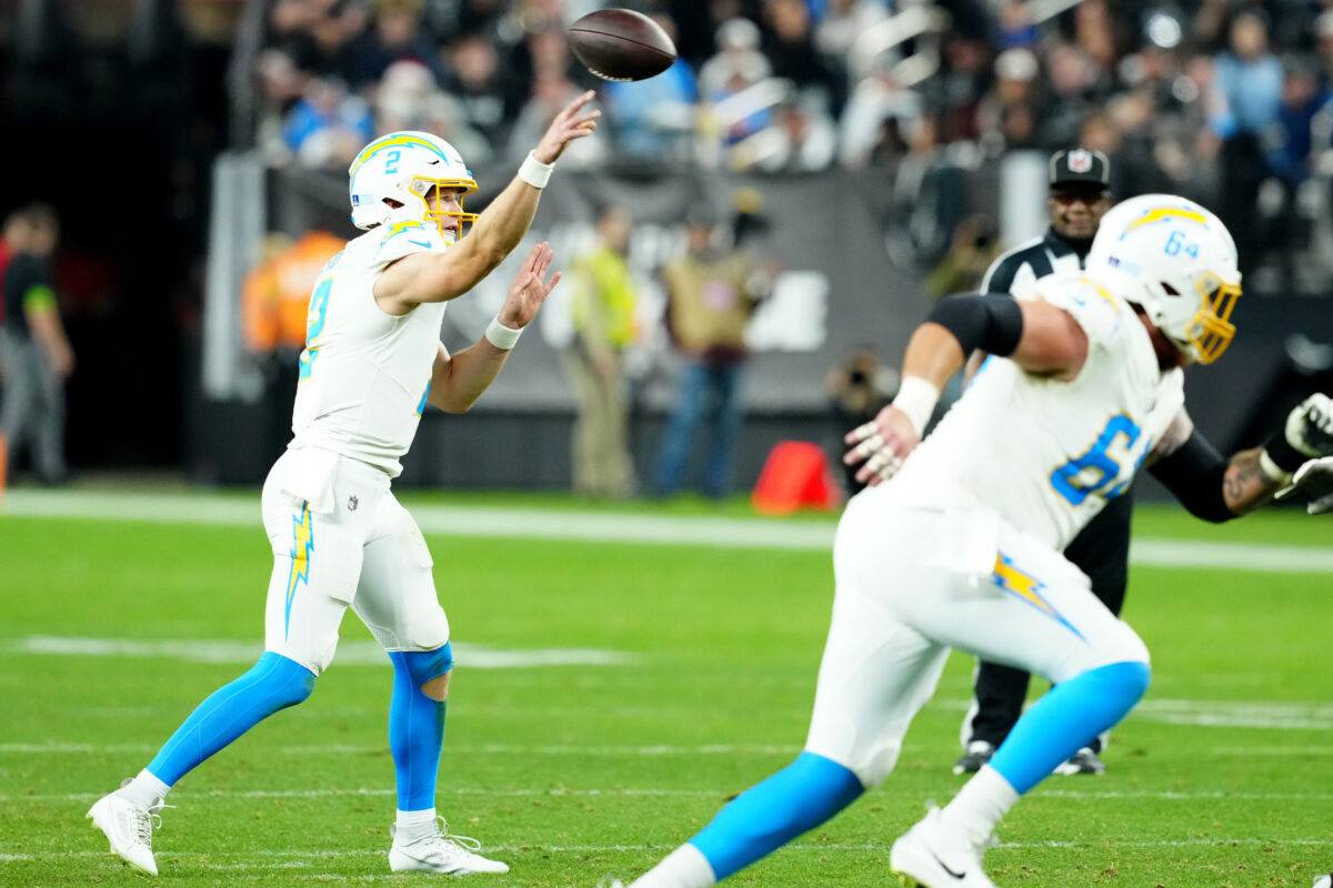 Where the Chargers rank statistically after Week 15