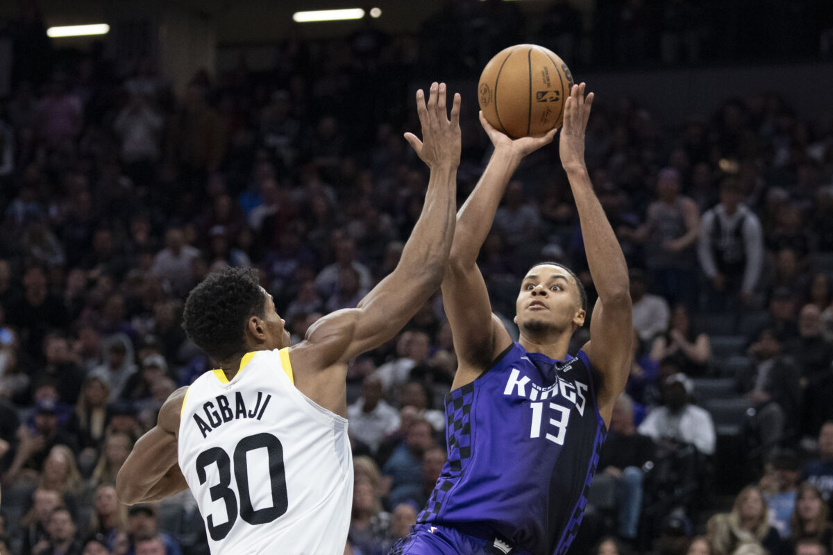 Steph Curry reacts to Kings’ Keegan Murray’s 47-point performance vs. Jazz
