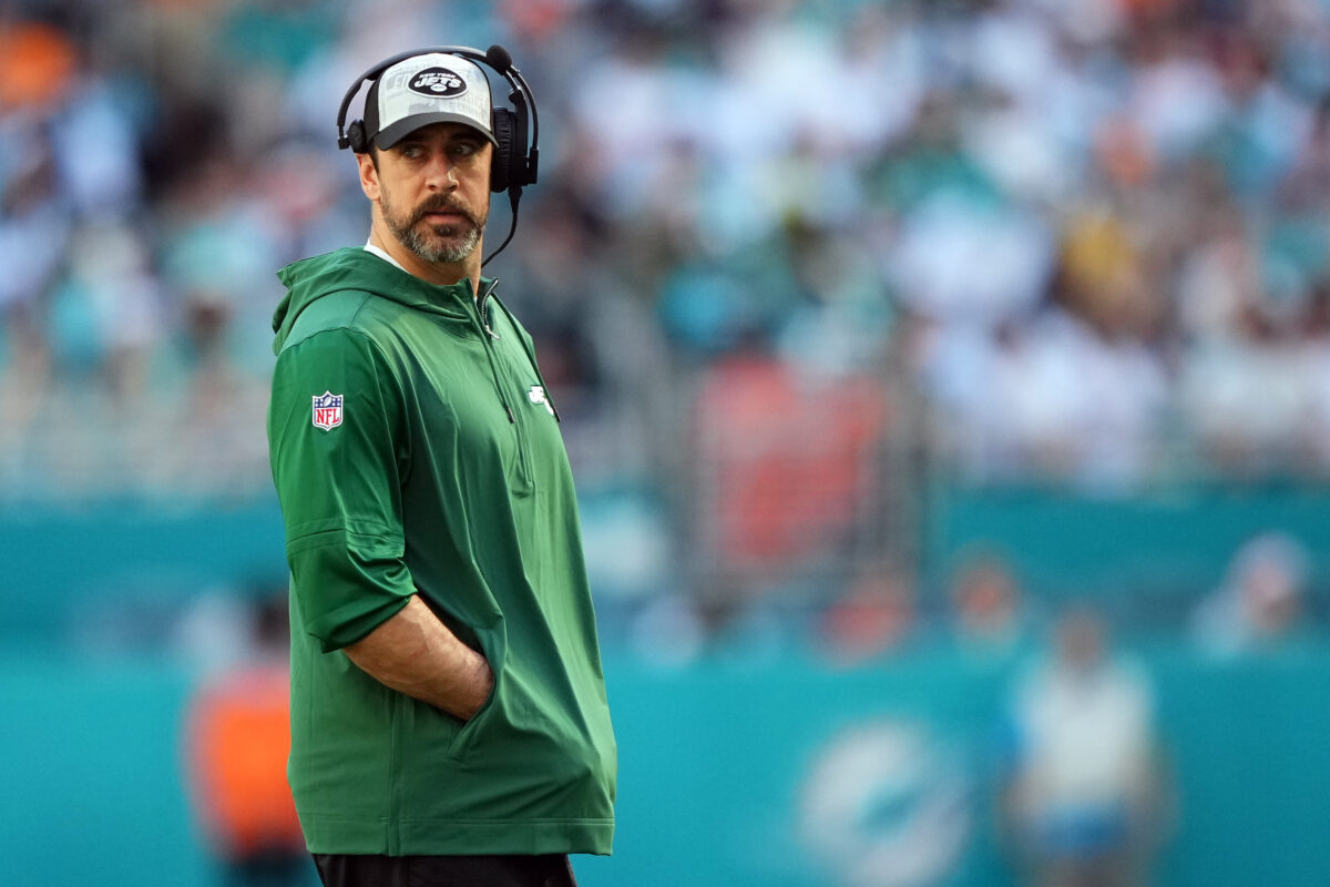 Aaron Rodgers won’t play again for Jets this season