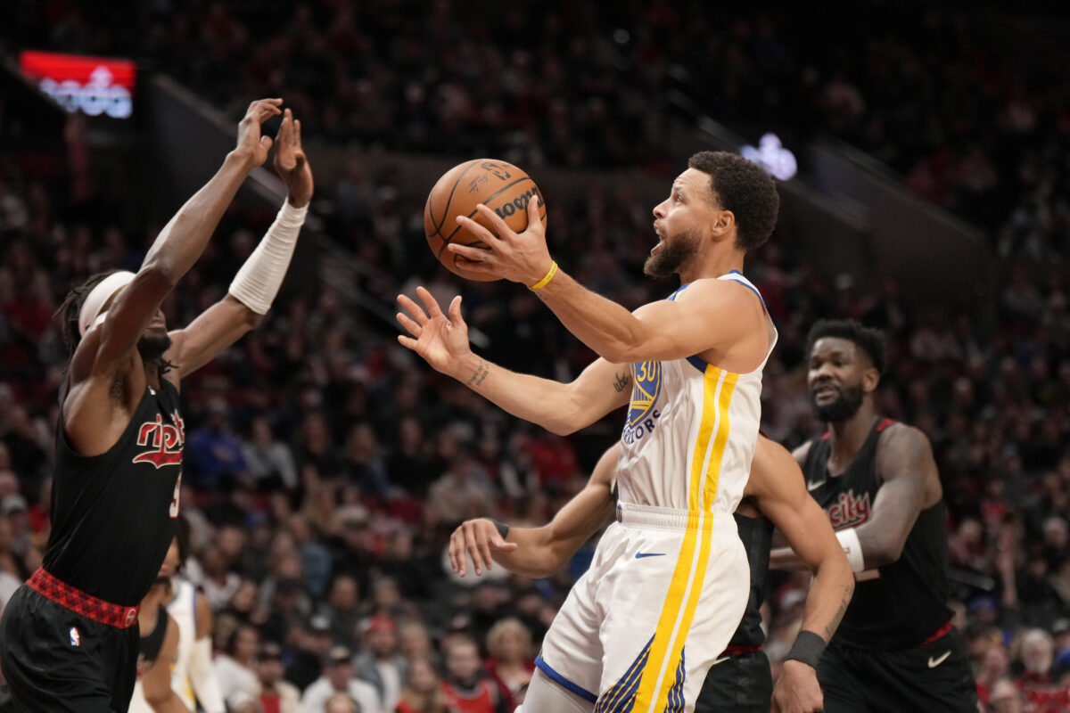 Steph Curry’s streak of 268 games with a made 3-pointer ends in win vs. Trail Blazers