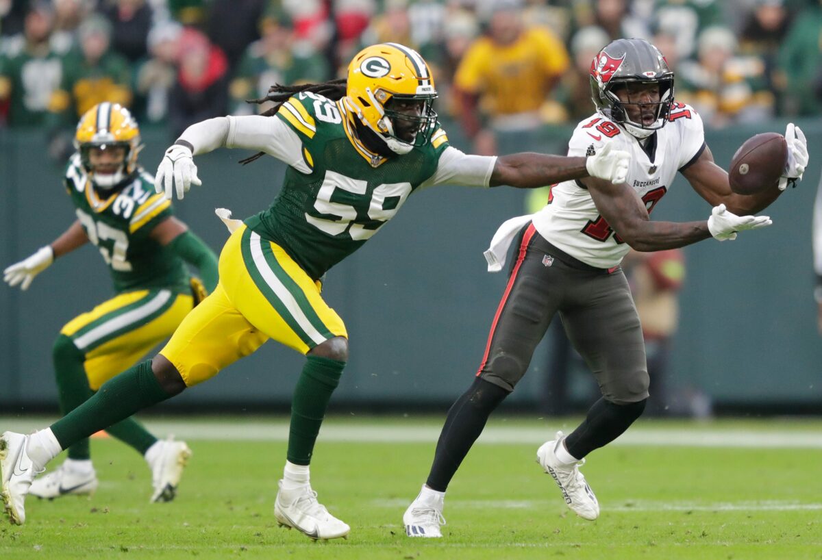 Packers rule out LB De’Vondre Campbell, S Darnell Savage vs. Panthers