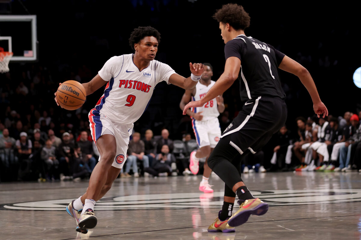 Pistons’ Monty Williams on Ausar Thompson: ‘He plays hard every second’