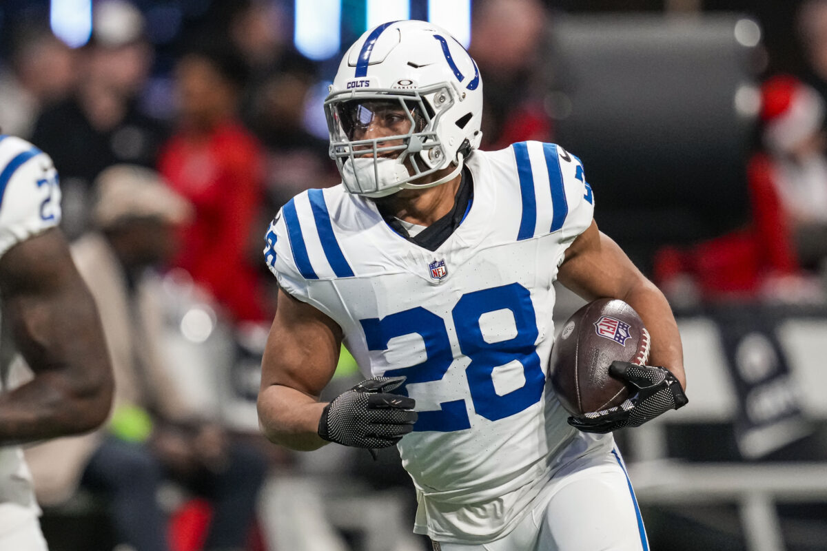 WATCH: Colts’ Jonathan Taylor punches in TD on opening drive