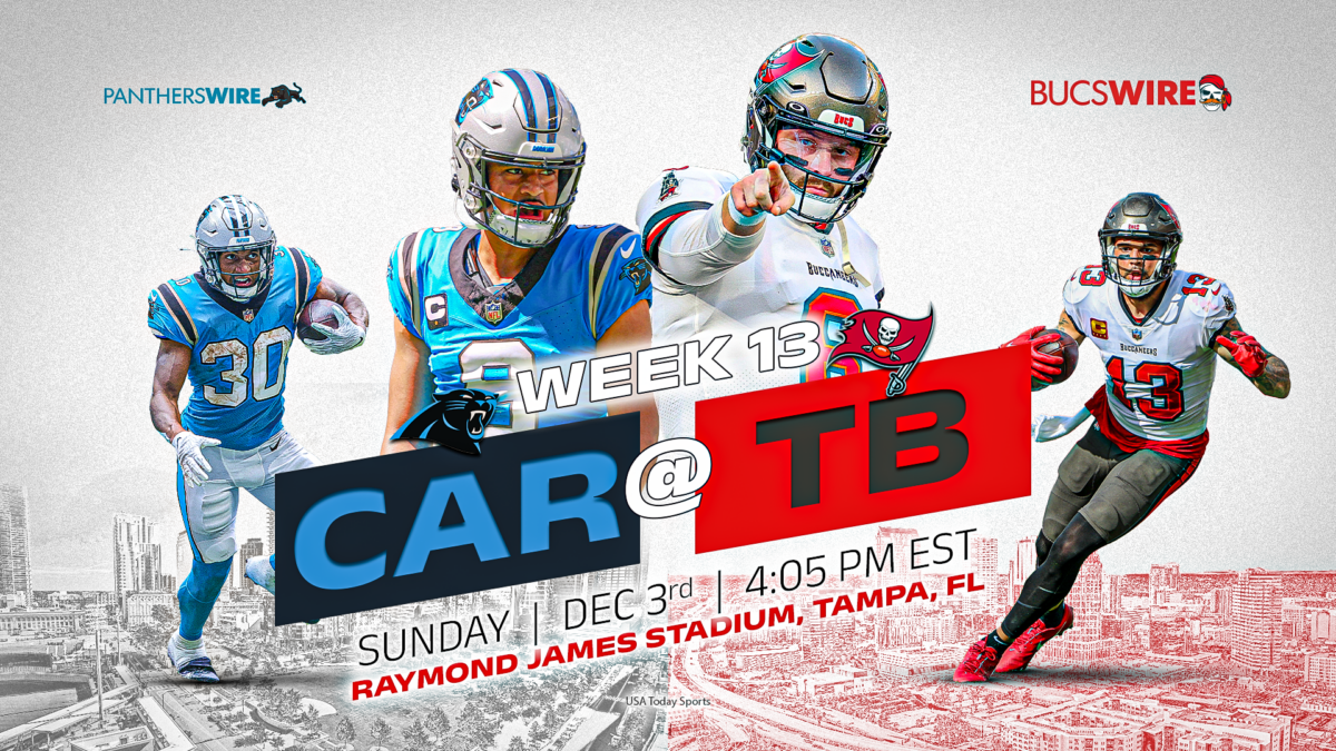 Bucs Game: Live updates from Bucs vs. Panthers in Week 13