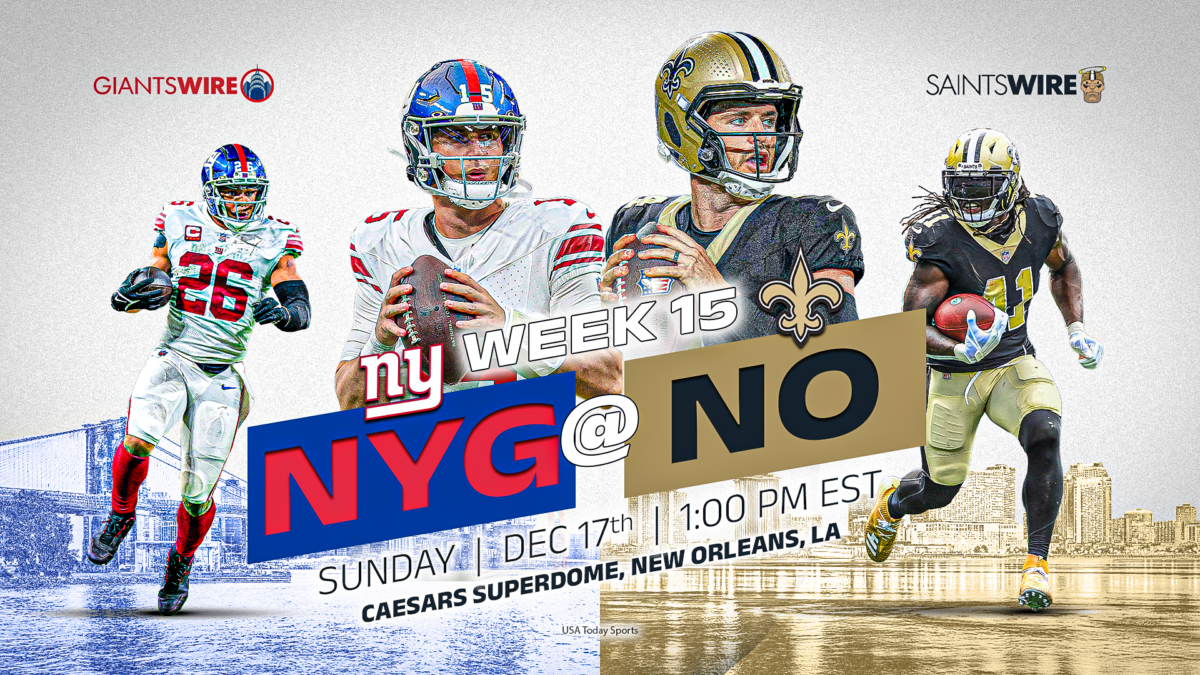 Saints vs. Giants: How to watch, bet, listen, and stream Week 15’s matchup
