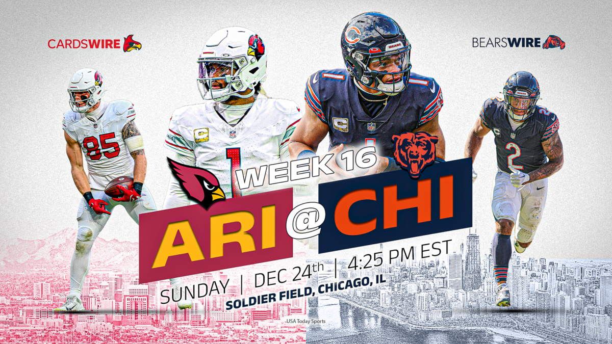 How to watch, listen to, stream Cardinals at Bears in Week 16
