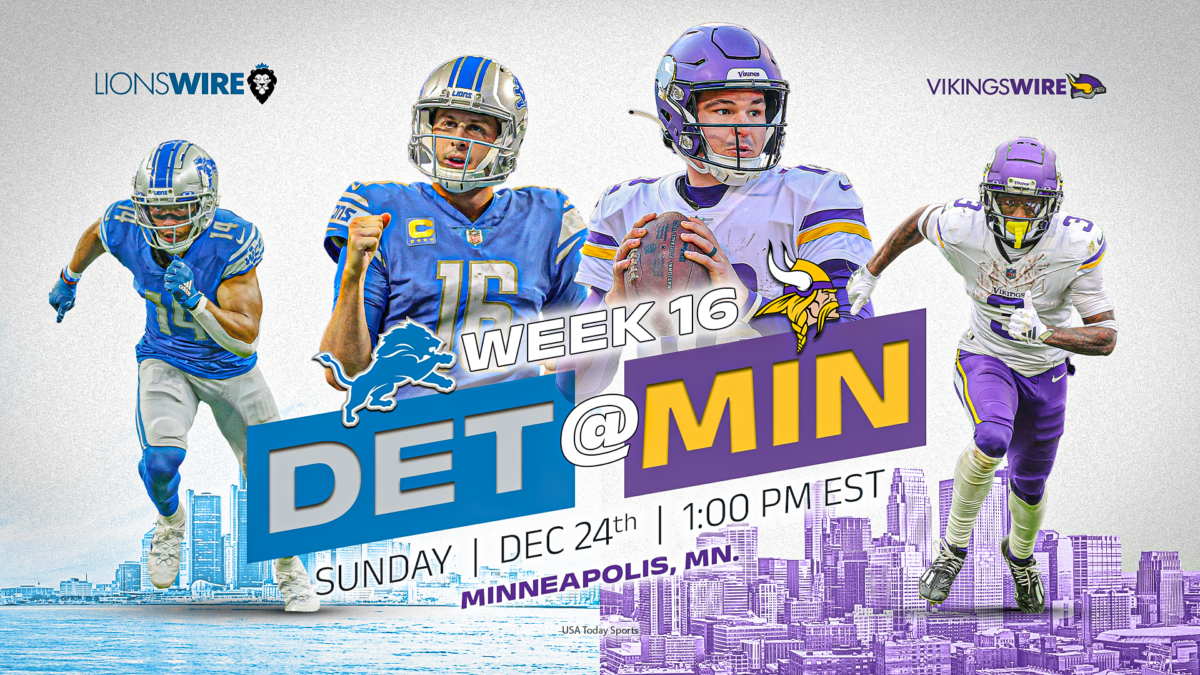 Lions vs. Vikings: How to watch, listen or stream the Week 16 matchup